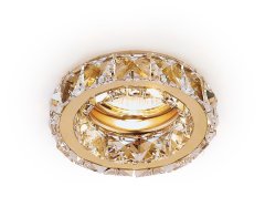 Встраиваемый светильник Ambrella light Crystal K112 CL/G