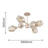 Люстра на штанге F-Promo Tilda с лампочками 2658-6U+Lamps E14 P45
