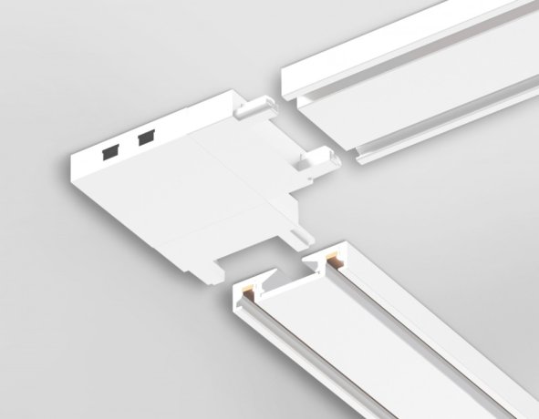 Коннектор угловой для накладного шинопровода Magnetic Ultra Slim Ambrella light TRACK SYSTEM GV1113