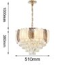 Подвесная люстра с лампочками Favourite Dolor 2982-9P+Lamps E14 Свеча