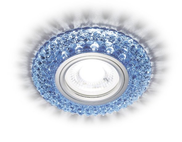 Встраиваемый светильник с LED подсветкой Ambrella light Light LED S291 BL/WH