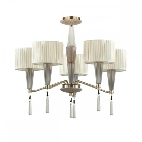 Потолочная люстра Odeon Latte с лампочками 5403/5+Lamps E14 Свеча