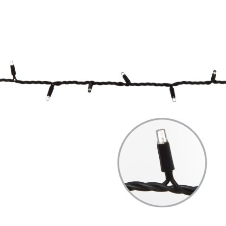 Гирлянда LED белая (10м.) с эффектом мерцания Uniel ULD-S1000-120-TBK (UL-00003944)