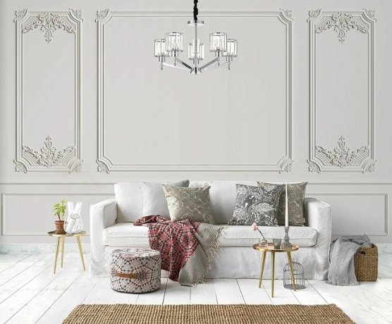 Люстра с двойным креплением Escada 691/5S (Chrome)