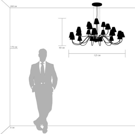Подвесная люстра Lightstar с поддержкой Маруся Diafano 758212