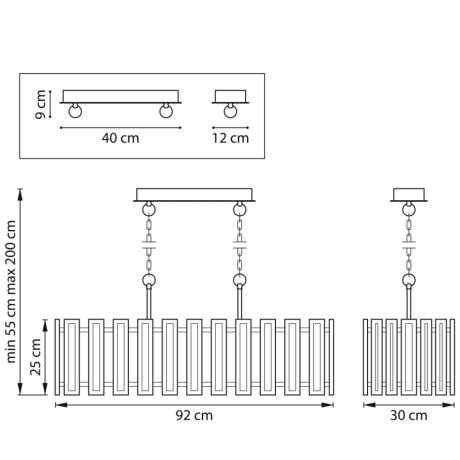 Подвесная люстра Lightstar с поддержкой Маруся Agave 712164
