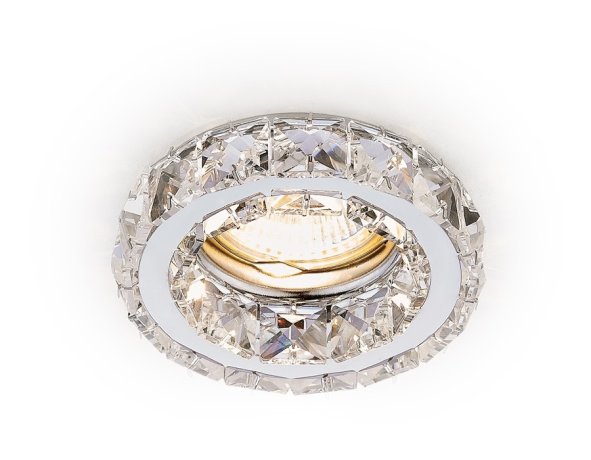 Встраиваемый светильник Ambrella light Crystal K112 CL/CH