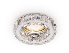 Встраиваемый светильник Ambrella light Crystal K112 CL/CH