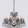 Подвесная люстра Crystal Lux Magnifico SP19 Black/Transparent