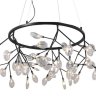 Подвесная светодиодная люстра Crystal Lux с поддержкой Маруся Evita SP45 D BLack/Transparent-М