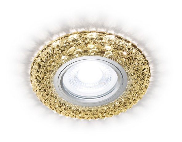 Встраиваемый светильник с LED подсветкой Ambrella light Light LED S291 CH/WR