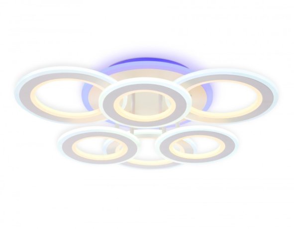 Потолочная диммируемая люстра с пультом ДУ Ambrella light FA8805 WH