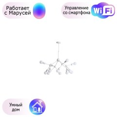 Подвесная люстра Arte Lamp Matrix с поддержкой Маруся A3064SP-12WH-М