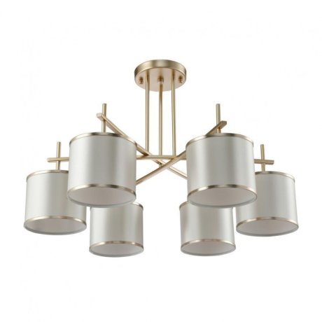 Потолочная люстра Crystal Lux с поддержкой Алиса SERGIO PL6 GOLD-А