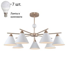 Люстра на штанге с лампочками F-Promo Calor 2774-7P+Lamps E14 P45