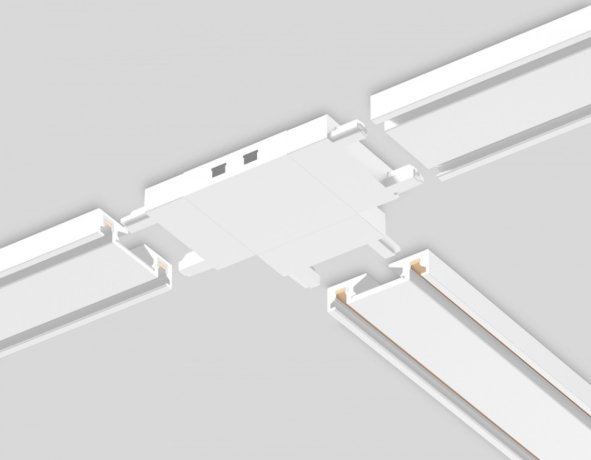 Коннектор T-образный для накладного шинопровода Magnetic Ultra Slim Ambrella light TRACK SYSTEM GV1118