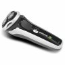 Электробритва POLARIS PMR 0305R PRO 5, 3 головки, аккумулятор, сухое и влажное бритье, черная, 51919 (456716)