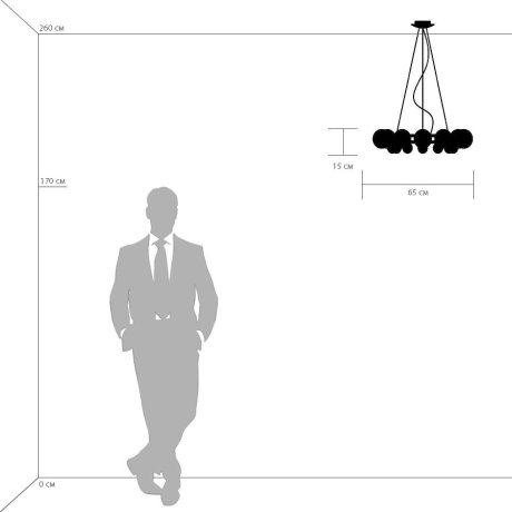 Подвесная люстра Lightstar с поддержкой Маруся Sferetta 801124