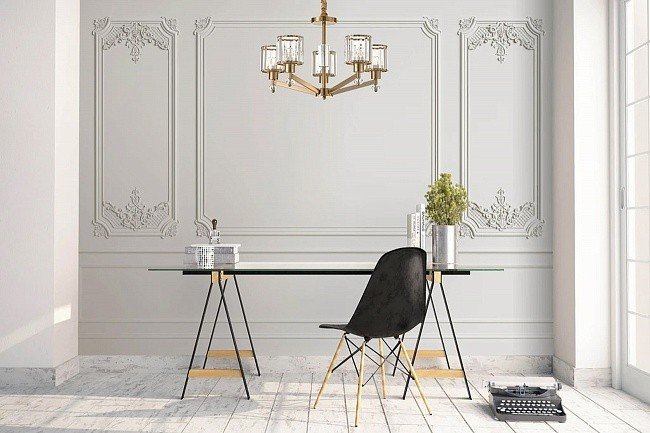 Люстра с двойным креплением Escada 691/5S (Copper)