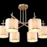 Потолочная люстра Crystal Lux с лампочками SERGIO PL6 GOLD+Lamps E14 P45