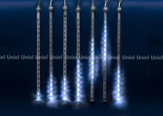 Уличная светодиодная гирлянда (11120) Uniel занавес 220V синий ULD-E2403-144/DTK BLUE IP44 METEOR