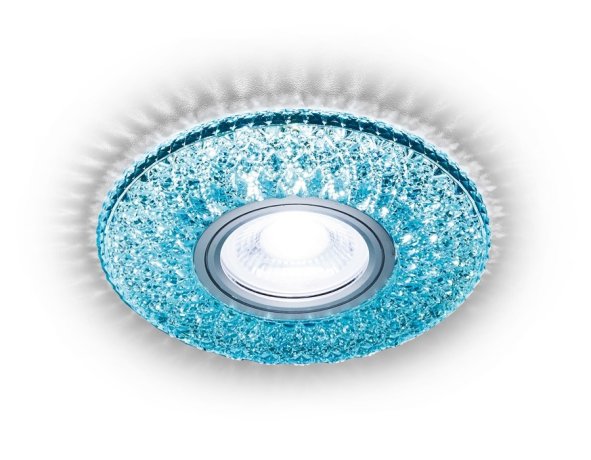 Встраиваемый светильник с LED подсветкой Ambrella light Light LED S333 BL/WH