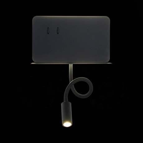Настенный светодиодный светильник спот с полочкой,  USB порт  ST Luce Pinaggio SL1576.401.02