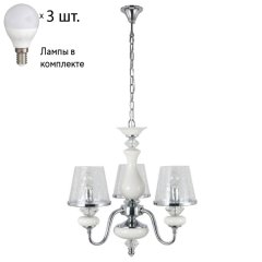 Подвесная люстра Crystal Lux с лампочками Betis SP-PL3+Lamps E14 P45