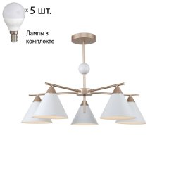 Люстра на штанге с лампочками F-Promo Calor 2774-5P+Lamps E14 P45