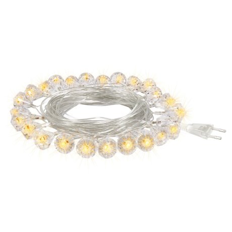 5м. Электрогирлянда ''Бриллианты'' 25LED (теплый) IP20 Vegas 55083