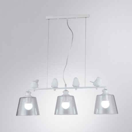 Подвесная люстра Arte Lamp Passero с поддержкой Маруся A4289SP-3WH-М