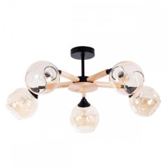 Потолочная люстра Arte Lamp Branson A4370PL-5BR