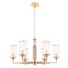 Подвесная люстра Crystal Lux Gloria SP6 Brass
