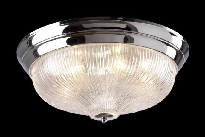 Потолочный светильник Crystal Lux с лампочками Lluvia PL5 Chrome D460+Lamps E14 P45