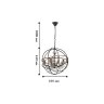 Подвесная люстра с лампочками Favourite Orbit 1834-5P+Lamps E14 Свеча