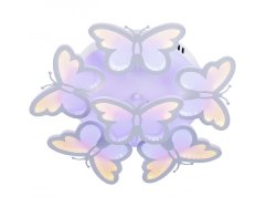 Потолочная диммируемая люстра с пультом ДУ Escada Butterfly 10205/5LED