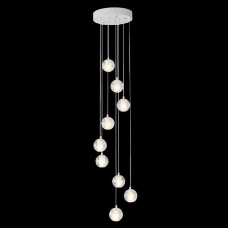 Подвесной светильник Crystal Lux с поддержкой Маруся Gaspar SP9 D300 White-М