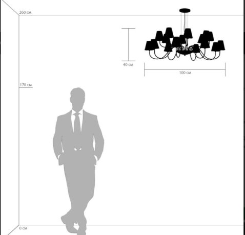 Подвесная люстра Lightstar с поддержкой Алисы, Cigno Collo Ch 758164