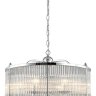 Подвесная люстра Crystal Lux TADEO SP6 D600 CHROME/TRANSPARENTE
