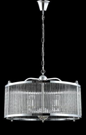 Подвесная люстра Crystal Lux TADEO SP6 D600 CHROME/TRANSPARENTE