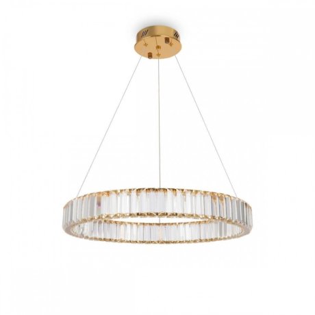 Подвесная диммируемая люстра с пультом ДУ Freya Tier FR5257PL-L25G