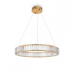 Подвесная диммируемая люстра с пультом ДУ Freya Tier FR5257PL-L25G