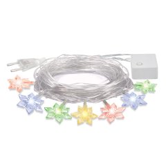 10м. Электрогирлянда ''Цветочки'' 80LED (RGB) IP20 Vegas 55084