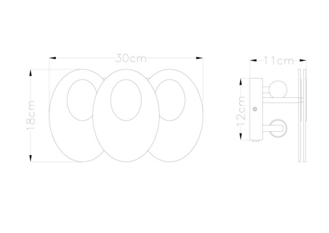 Настенный светильник Arte Lamp Rosabella A4067AP-2CC