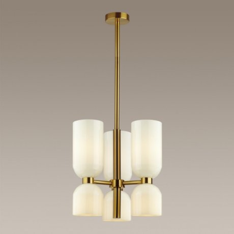 Люстра на штанге с лампочками Odeon Light Orinoco 4798/6+Lamps E14 P45