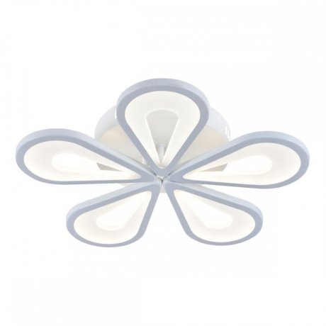 Потолочная диммируемая люстра с пультом ДУ Escada Kamille 10206/5LED White