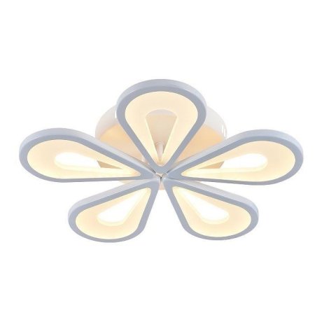 Потолочная диммируемая люстра с пультом ДУ Escada Kamille 10206/5LED White