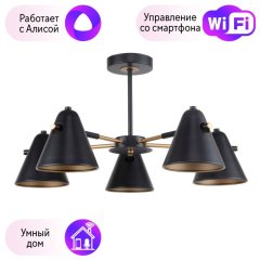 Люстра на штанге F-Promo Rigor с поддержкой Алиса 2844-5P-A