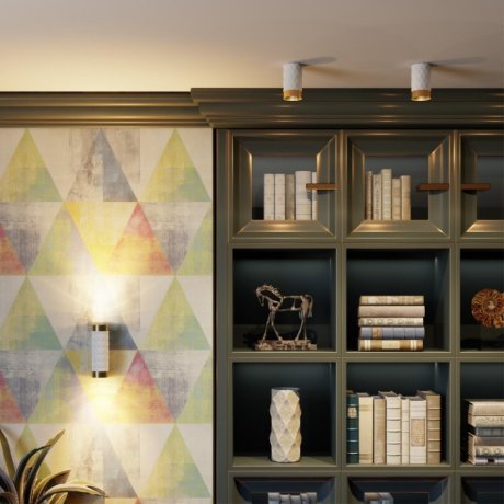 Настенный светильник с лампочкой Odeon Light Ad Astrum 4286/2W+Lamps Gu10