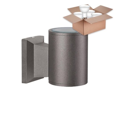 Уличный светильник с лампочкой Novotech Landscape 370357+Lamps Gu10